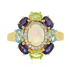 Anello in argento con Opale di Welo