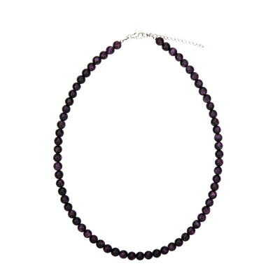 Collana in argento con Stichtite