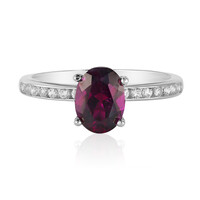 Anello in argento con Rodolite