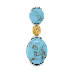 Ciondolo in argento con Turchese