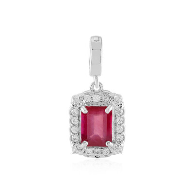 Ciondolo in argento con Rubino Bemainty