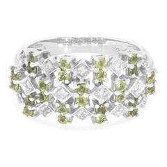 Anello in argento con Peridoto