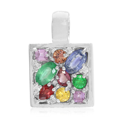 Ciondolo in argento con Gemme