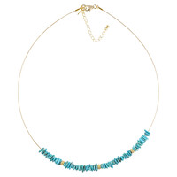 Collana in acciaio inossidabile con Turchese