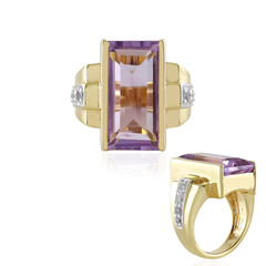 Anello in argento con Ametista Rose de France