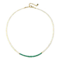 Collana in argento con Smeraldo Zambia