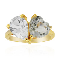 Anello in argento con Topazio Bianco