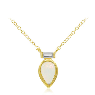 Collana in argento con Opale di Welo