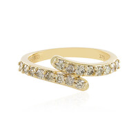 Anello in oro con Diamante Cioccolato I1
