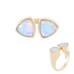 Anello in oro con Opale di Welo (de Melo)