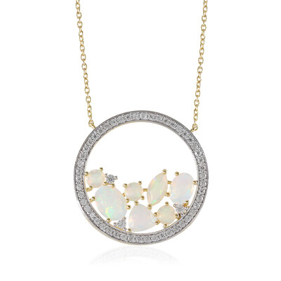 Collana in argento con Opale di Welo