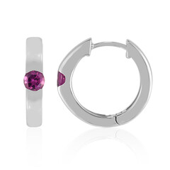 Orecchini in argento con Rodolite