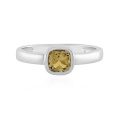 Anello in argento con Citrino