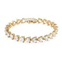 Bracciale in argento con Topazio Bianco