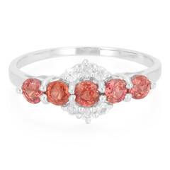 Anello in argento con Rubino Tramonto