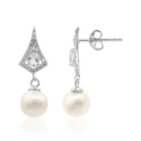 Orecchini in argento con Perla di Acqua Dolce