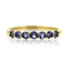 Anello in argento con Tanzanite