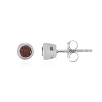 Orecchini in argento con Zircone Mogano