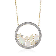 Collana in argento con Opale di Welo