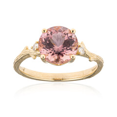 Anello in oro con Tormalina Neon del Congo (Smithsonian)