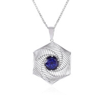 Collana in oro con Zaffiro Blu del Madagascar (Ornaments by de Melo)