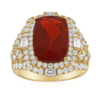 Anello in oro con Opale di Fuoco Messicano (CIRARI)