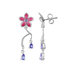 Orecchini in argento con Tanzanite