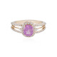 Anello in oro con Zaffiro Luc Yen (non riscaldato) (AMAYANI)