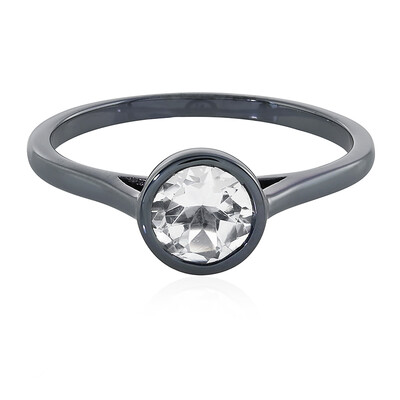 Anello in argento con Quarzo Bianco