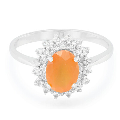 Anello in argento con Corniola