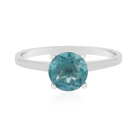 Anello in argento con Fluorite Petrolio del Belgio