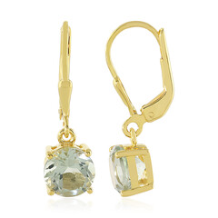 Orecchini in argento con Ametista Verde