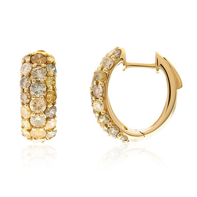 Orecchini in oro con Diamante Fancy SI2 (CIRARI)