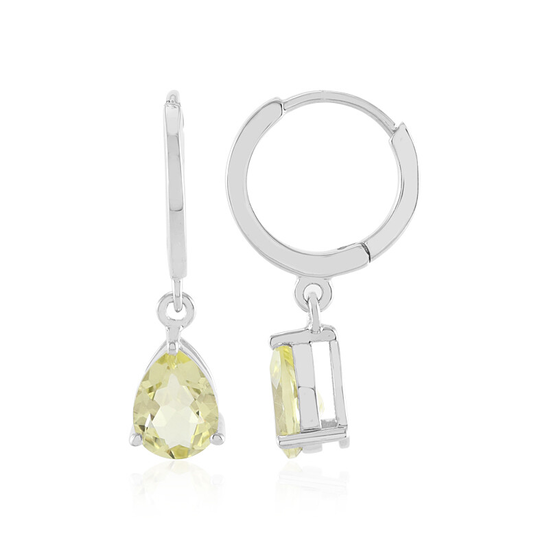 Yazilind Orecchini A Limone In Argento 925 - Gioiello A Forma Di Frutta, 0,9 Cm
