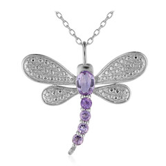 Collana in argento con Ametista Boliviana