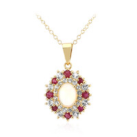 Collana in argento con Opale di Welo