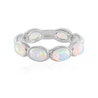 Anello in argento con Opale di Welo