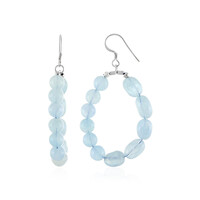 Orecchini in argento con Acquamarina
