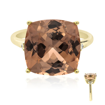 Anello in oro con Tormalina Neon del Congo (CIRARI)