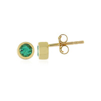 Orecchini in oro con Smeraldo Colombiano