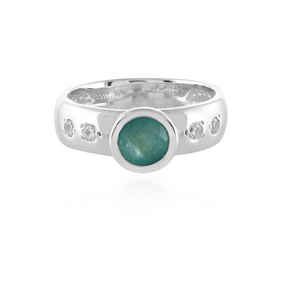Anello da uomo in argento con Grandidierite