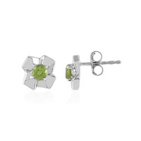 Orecchini in argento con Peridoto (de Melo)