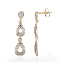 Orecchini in ottone con Diamante I3 (I) (Juwelo Style)