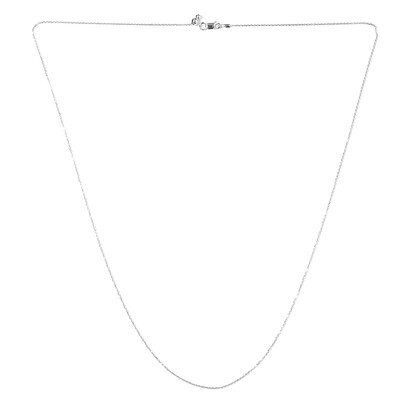 Catenina Singapore regolabile con cursore in argento 925 - 61 cm - 2,23 g
