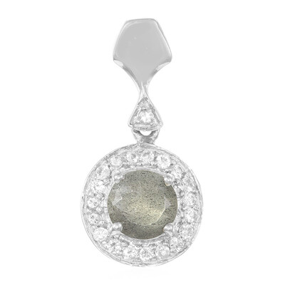 Ciondolo in argento con Spectrolite