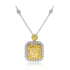 Collana in oro con Diamante Giallo SI2 (CIRARI)