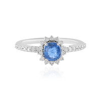 Anello in oro con Spinello Blu Cobalto Luc Yen (AMAYANI)
