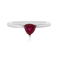 Anello in argento con Rubino del Madagascar