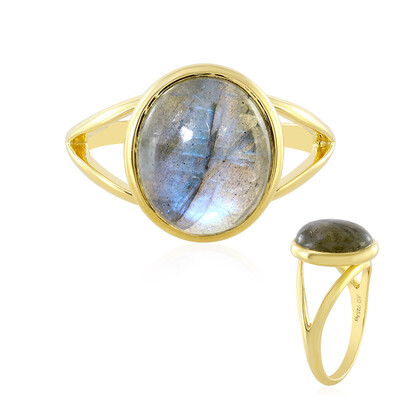Anello in argento con Labradorite