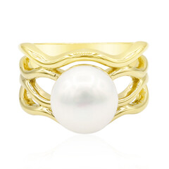Anello in argento con Perla di Acqua Dolce (TPC)